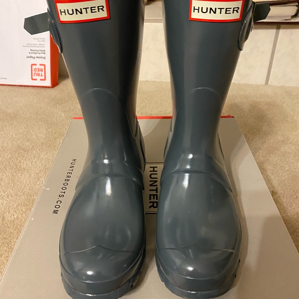 Hunter rain boots short